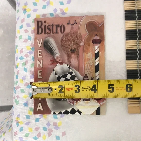 Bistro Venezia Decoration Wall Art Sz 4.5X6 - Picture 8 of 8